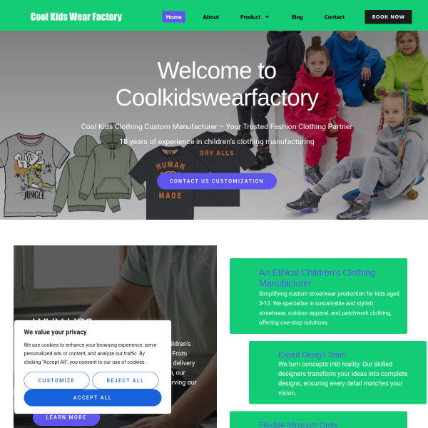 coolkidswearfactory.com thumbnail