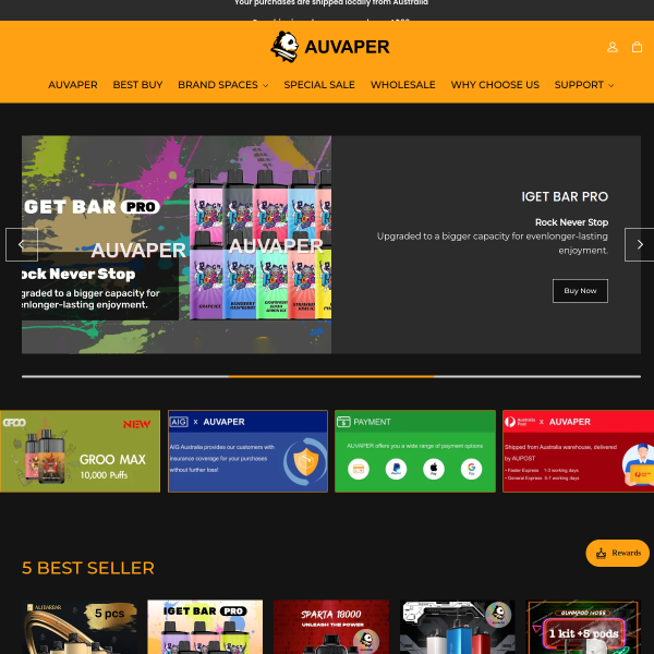 www.auvaper.com thumbnail