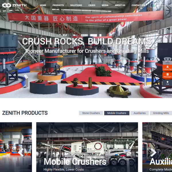 www.zenithcrusher.com thumbnail